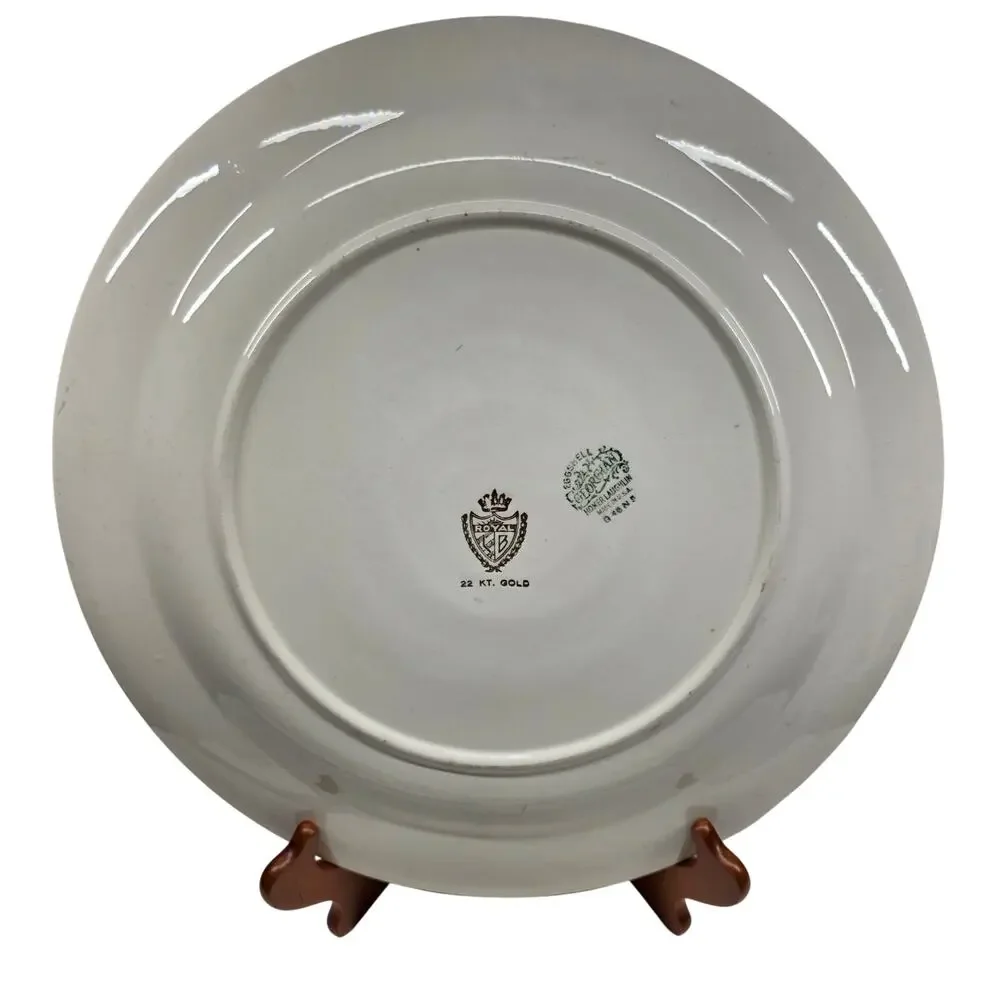 Vintage Homer Laughlin Eggshell Georgian 22K Gold Dinner Plate 14